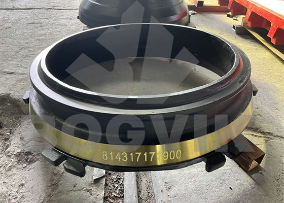 Запчасти для конусомолочных дробил GP11F Bowl Liner Mantle 814317171900 814317169500