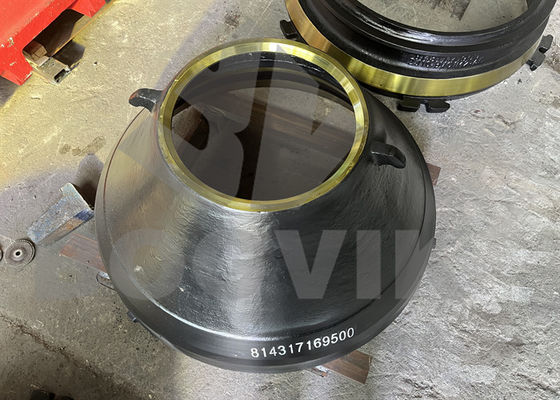 Запчасти для конусомолочных дробил GP11F Bowl Liner Mantle 814317171900 814317169500