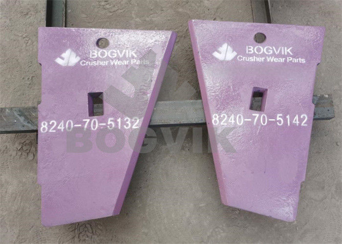 BR380 Челюстный дробильщик Нижняя щека Л/Х 8240-70-5132 Нижняя щека Р/Х 8240-70-5142